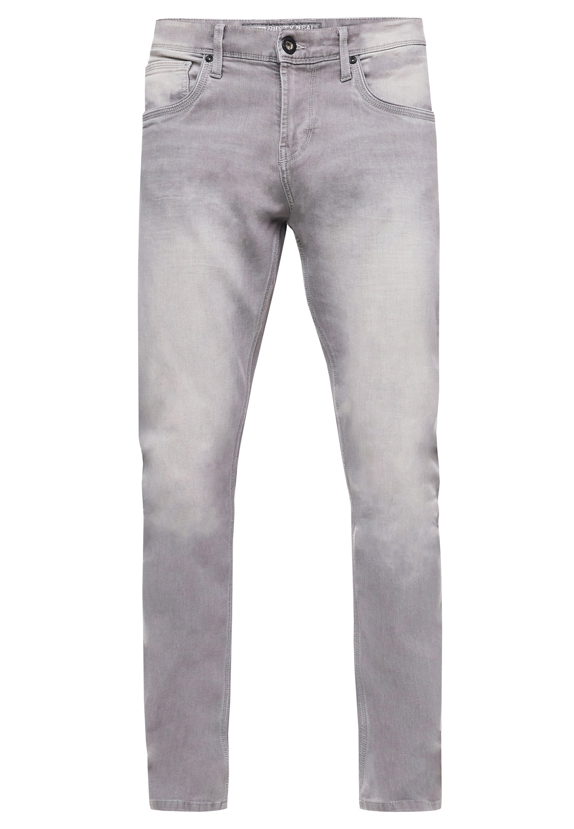 Grey Used Jeans Hose "MELVIN" Slim Fit Cotton-Stretch Image