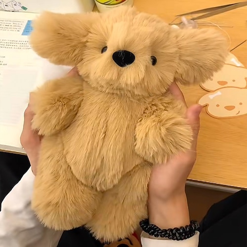 Welpen aufzeichnungsfähiges Plüschspielzeug Sprachrekorder Plüschspielzeug Stofftier weiche fuzzy Puppe Geschenke Nachrichtenaufzeichnung Wiedergabe für Kinder Geburtstagsgeschenk Kindertag Image