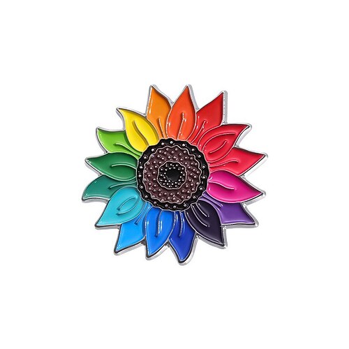 Pride Month LGBTQ Regenbogen-Pin für Liebe, Einheit und Stolz, ca. 3 x 3 cm Image