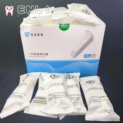 25Pcs/Box Disposable Oral Scanner Sleeves Dental Protective Cover for iTero Intraoral Scanner
