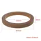 M2EC CAR STEREO 2PCS STEREO UNIVERSAL STEREO MDF ANCHI MISURA MISURA DELLA