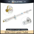 Bluetimes R3 Co2 Tubo laser in vetro metallico Tubo laser ad alta potenza per macchine da taglio per macchina da taglio per incisione laser fai da te 80W