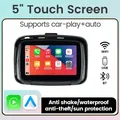 NaviFly Display LCD portatile da 5 pollici per Moto IPX7 Monitor impermeabile per Wireless Carplay