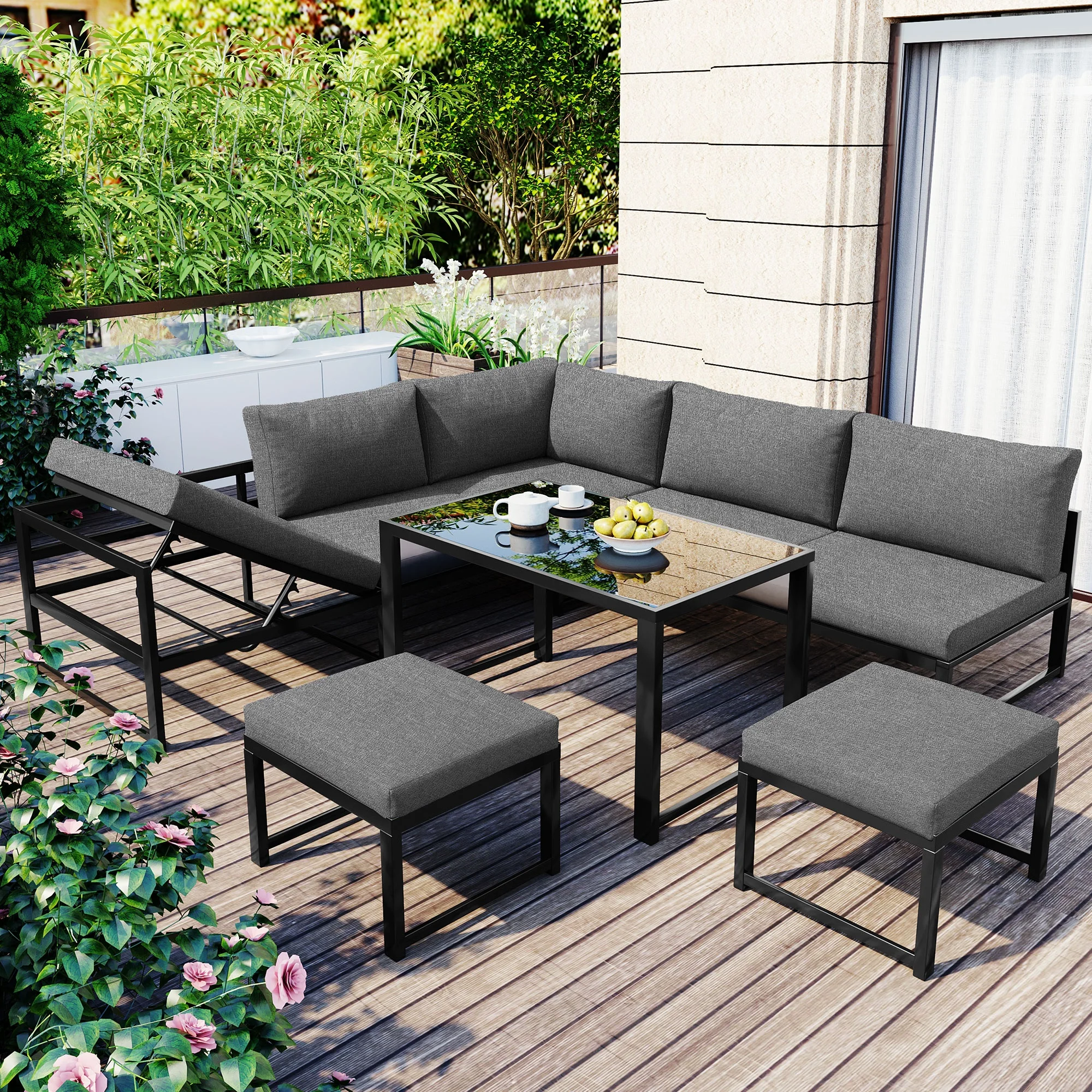 Ensemble de meubles de jardin d