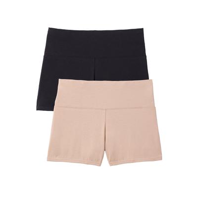 Plus Size Women's Comfort Choice ® Comfort Waist 2-Pack Boyshort by Comfort Choice in Basic Pack (Size 16)