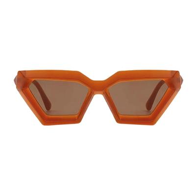 Plus Size Women's Alaia Polarized Sunglasses by Fifth & Ninth in Caramel (Size ONE SIZE)