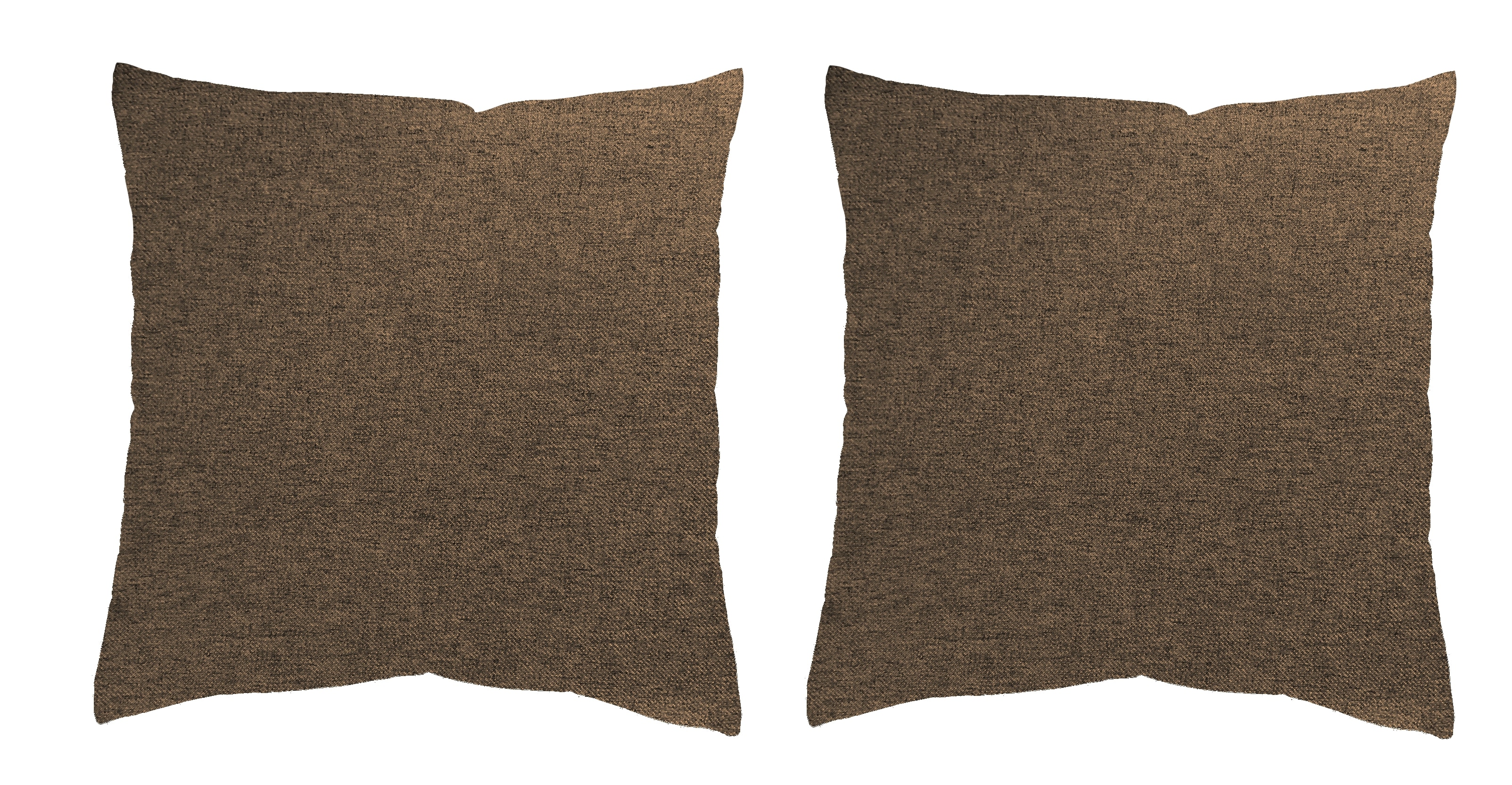 Kissenhülle HOME WOHNIDEEN "LUCIO 2ER PACK MIT FÜLLUNG" Gr. 1, braun, B:40cm L:40cm, Polyester, Polyester, Kissenbezüge Image
