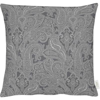 Dekokissen APELT "3313" Gr. 1, schwarz (schwarz, paisleymuster), B:39cm L:39cm, Polyester, Dekokissen_Sitzkissen_Kissenhüllen, Kissenhülle mit Füllung, 1 Stück Image