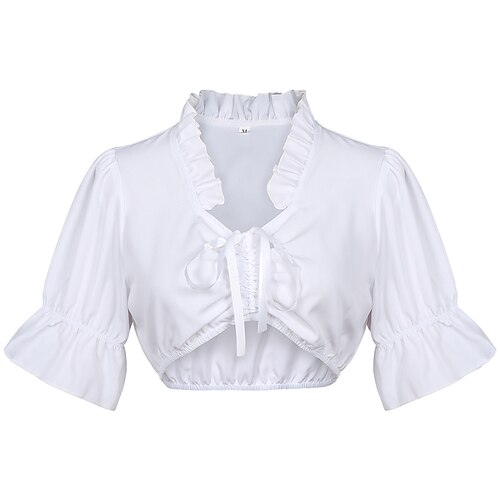 Oktoberfest Chemise Oktoberfest / Bière Bavarois Prairies Femmes Soirée Fête de la Bière Tissu de style traditionnel