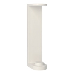 Papstar 20 Wandhalter 17,5 cm x 4,2 cm x 6,5 cm weiss für Pumpspender zum Kleben Image