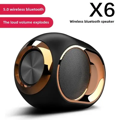 X6 Bluetooth Lautsprecher TWS Drahtlose Subwoofer Plug-in Karte Mini Bluetooth Lautsprecher Image