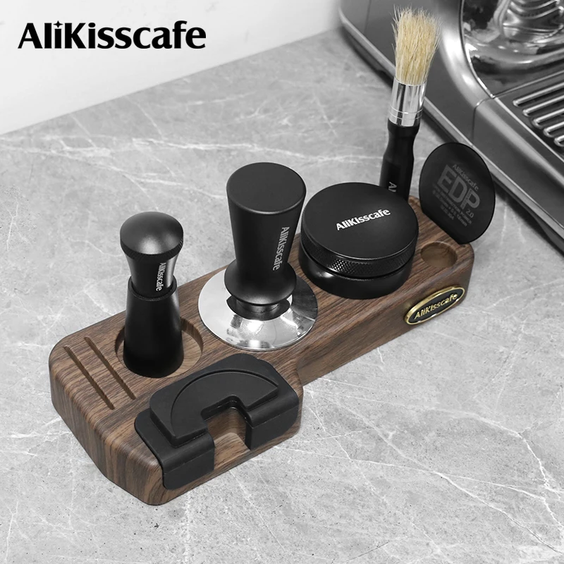 Kaffee Tamping Station Siebträger Halter Puck Bildschirm Rack ABS Für 51MM 54MM 58MM Delonghi Lelit Espresso Zubehör barista Werkzeug Image