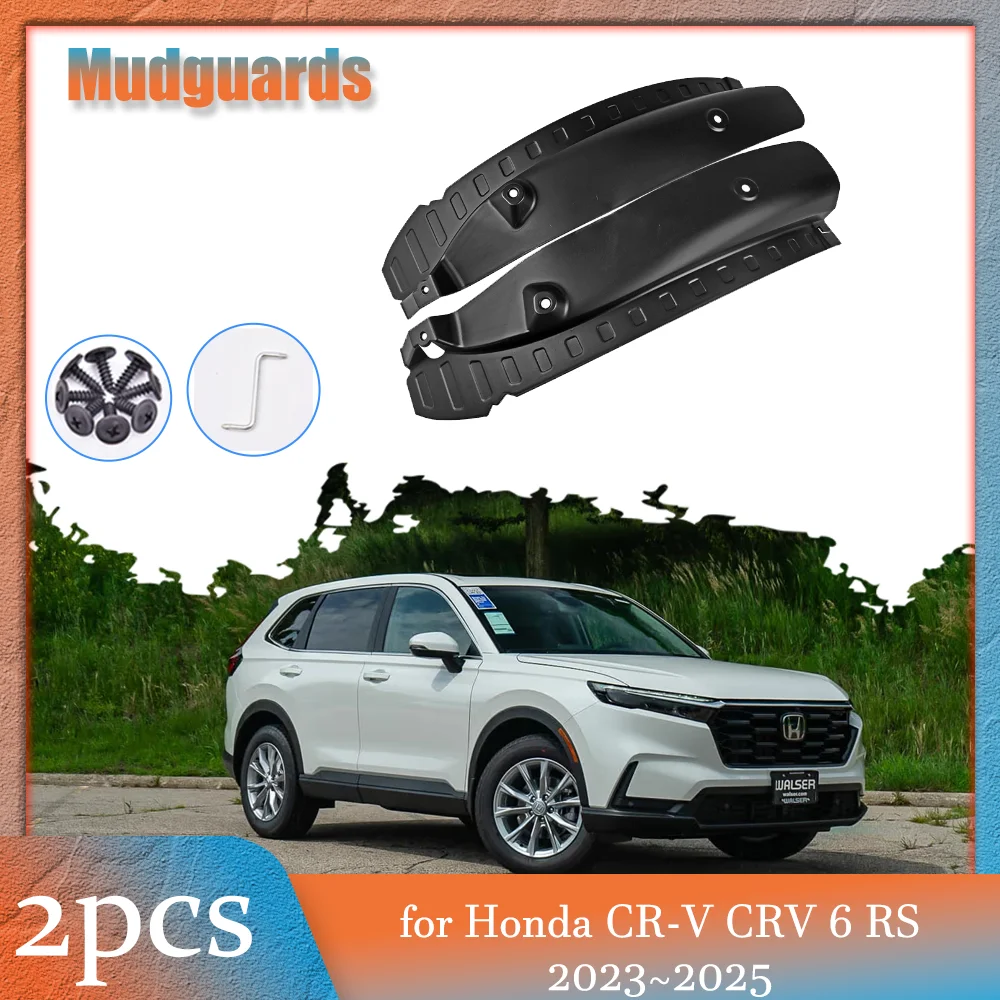 2 Stück Schmutzfänger für Honda CR-V CRV 6 RS Breeze 2023~2025, Innenraum-Schmutzfänger, Spritzschutz, Kotflügel für Hinterräder, Autozubehör Image