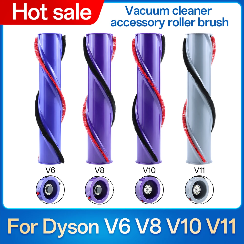 Roller Pinsel Für Dyson V6 V8 V10 V11 Cordless Staubsauger Ersatz Weiche Roller Pinsel Teppich Brushroll Bar Ersatzteil Image