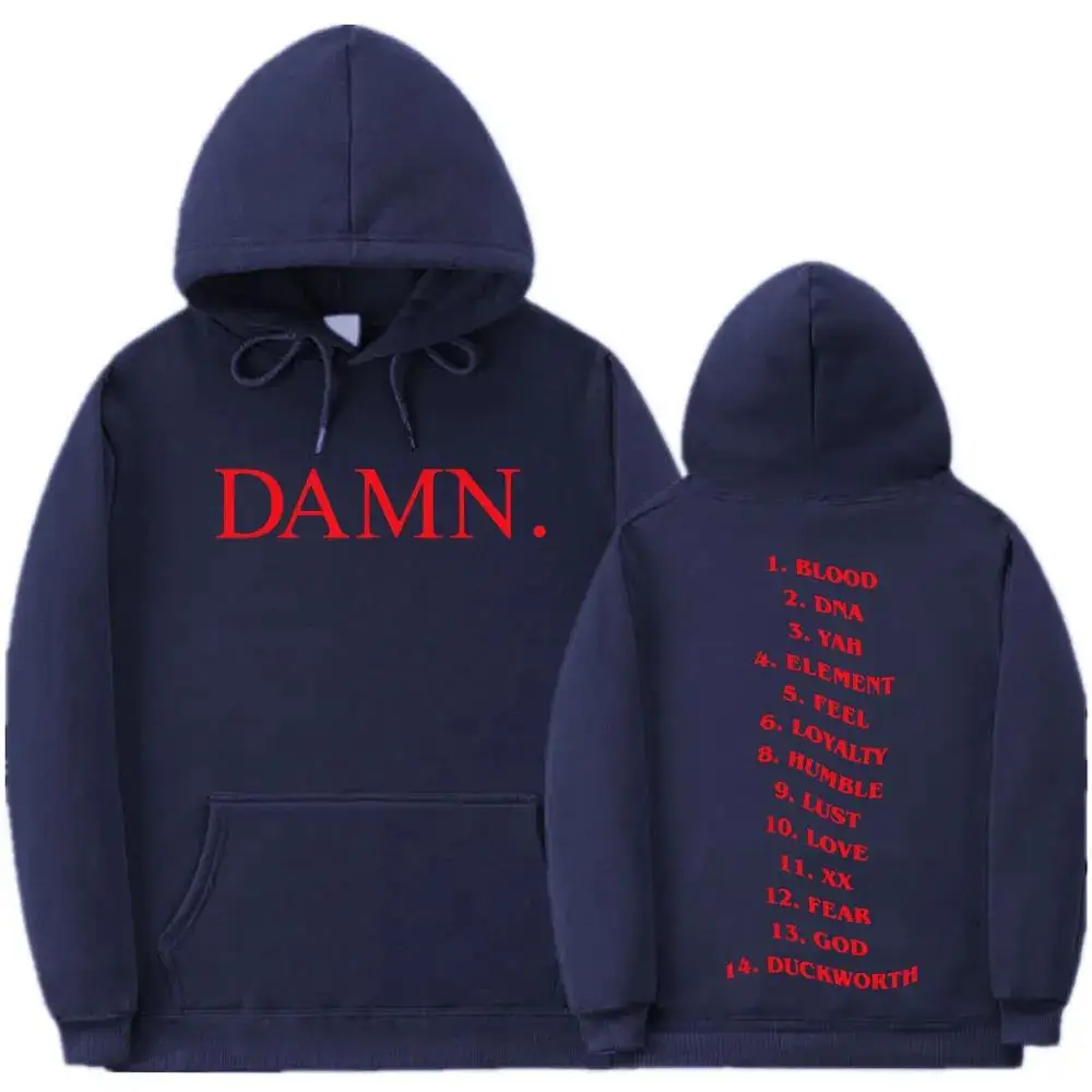 Damn Kendrick Lamar Hoodies Pglang Mr Morale The Big Steppers Album Tracklist Sweatshirt Men's Women's Hip Hop Pullovers Coats