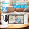 Video Baby Monitor 7 Zoll Bildschirm Baby Sicherheit Schutz Indoor Mini Kamera 5000 mAh Batterie Überwachung Temperatur Display