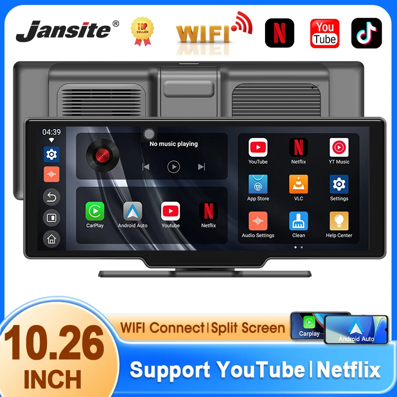 10,26" Autoradio Multimedia Video Player 5G WIFI Split Screen Wireless Carplay & Android Auto Autoradio Unterstützung YouTube Netflix Image
