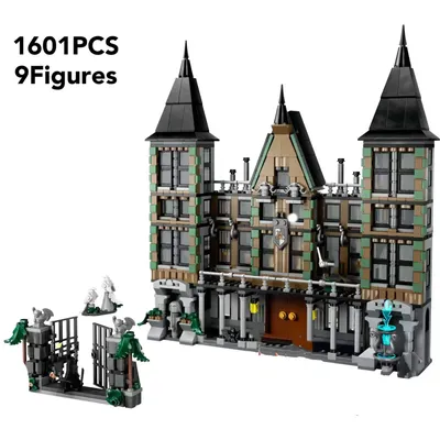 MOC Creative Expert Malfoy Manor Bausteine Ziegel Fit 76453 Street View Modell Sammlung Ziegel Image