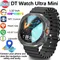 2025 DT Watch Ultra Mini 32Gb Memory Local Music Bluetooth Call Compass 3D Menu Bluetooth Smart Watch For Samsung For Men Women