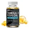 Omega-3 Fish Oil 1250 Mg, Triple Strength - Supports Heart Health, Brain Health, Memory and