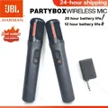 JBL Digital partybox PB Sistema microfonico portatile ricaricabile wireless UHF con ricevitore a doppio canale suono nitido vocale