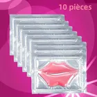 Masque à lèvres au collagène, hydratant, raffermissant, nourrissant, beauté, soin pour les lèvres, patchs hydratants, tampons en Gel, soins pour la peau, 10 pièces/ensemble