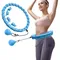 Cercle Hula lesté à 24 nœuds pour perte de poids, cercle Hula de Sport réglable et détachable,