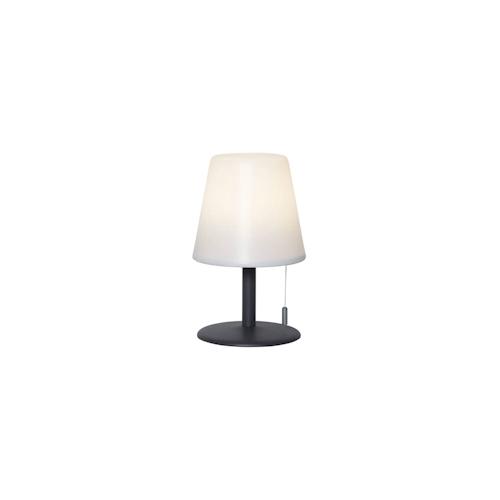 WellHome - Wiederaufladbare RGB-Außenlampe mit Metallsockel Ø16,5x30cm
