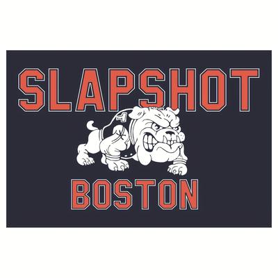 "TEMU 1pc, "slapshot Boston" Frameless Canvas Print, 12x18inch, Hd Room Aesthetics Decor, Versatile Wall Art For Living Room, Bedroom, Bathroom, Kitchen, Office, Cafe" Image