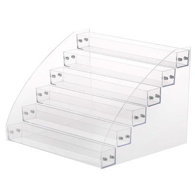 TEMU Durable Polish Acrylic Clear Makeup Display Stand Rack Organizer Holder 6 Layers Image