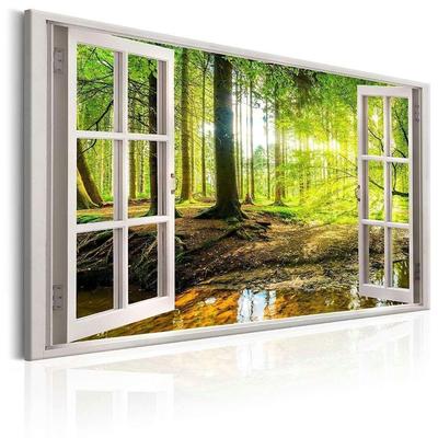 TEMU Framed 120x80 Cm Picture To - Modern Art Print On Canvas | Wall Art For Living Room & Lounge | Elegant Canvas Picture - Art. No. 5001 Image