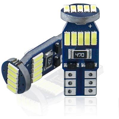 Kcvv - Stück T10 W5W LED-Lampen Canbus Fehlerfrei 15SMD 4014 Auto-LED-Lampen 194 168 2825 Weiß 6000K