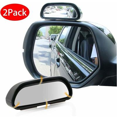 2er-Pack 360°-Toter-Winkel-Spiegel fürs Auto, universell rechts + links verstellbar, HD-Glas, Image