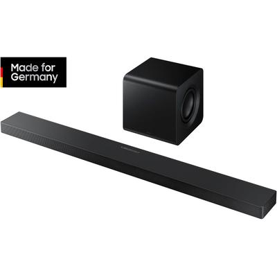 SAMSUNG Soundbar "HW-QS710GF Q-Soundbar", schwarz, B:116cm H:5,1cm T:12cm, Lautsprecher, 3.1.2-Kanal Sound System, SpaceFit Sound Pro, Flexible Positionierung