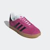 Sneaker ADIDAS ORIGINALS "GAZELLE", Gr. 39, selufu, cschwarz, ftwwht, Leder, Synthetik, sportlich, Schuhe
