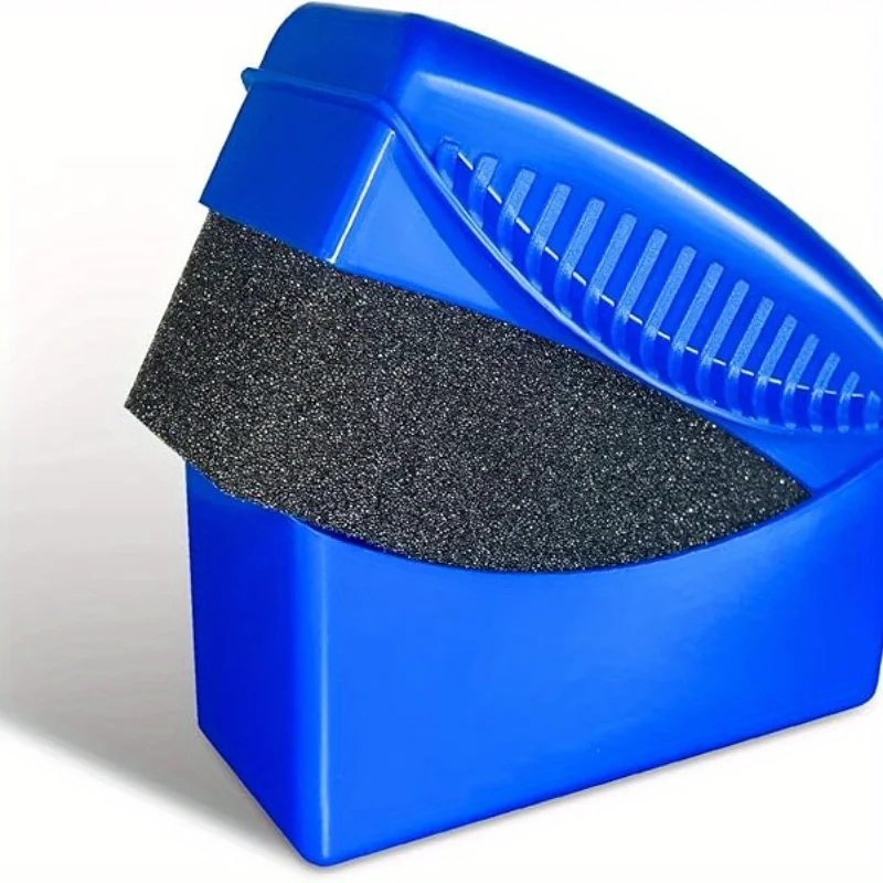 Auto Rad Polieren Wachsen Schwamm Pinsel Mit Abdeckung ABS Waschen Reinigung Reifen Kontur Dressing Applikator Pads Detail Zubehör Image
