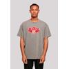 Oversize-Shirt F4NT4STIC "The Beastie Boys", Herren, Gr. XXL, grau (asphalt), Obermaterial: 100% Baumwolle, casual, oversize, Rundhals, Kurzarm ohne Bündchen, Shirts, Premium Qualität