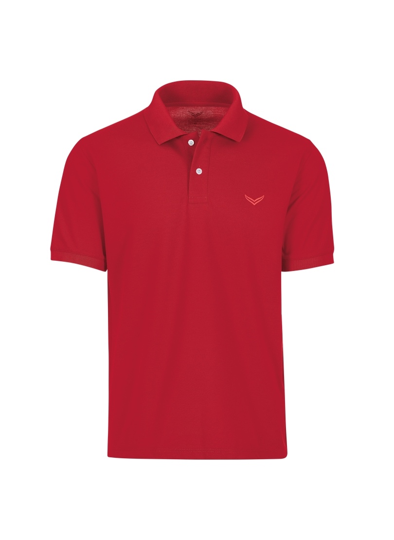 Poloshirt TRIGEMA "TRIGEMA Poloshirt DELUXE Piqué", Baby, Gr. 92, braun (kirsch), 100% Baumwolle, Shirts Image