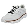 Slip-On Sneaker BUGATTI, Herren, Gr. 43, weiß, Lederimitat, sportlich, Schuhe, Freizeitschuh, Halbschuh, Slipper mit Kontrast-Rahmenbesatz