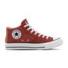 Sneaker CONVERSE "CHUCK TAYLOR ALL STAR MALDEN STREET CANVAS & SUEDE", Gr. 45, rot terracotta, weiß, schwarz, Textil, Leder, sportlich, Schuhe