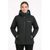 Winterjacke DEPROC ACTIVE "Whistler 3in1 II WMN", Damen, Gr. 44 (L), grau (anthra), 96% Polyester; 4% Elastan, sportlich, Langarm mit verstellbarem Klettverschluss, Jacken, auch in Großen Größen erhältlich