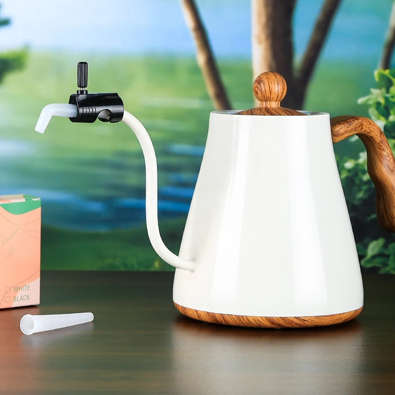 Neue Ankunft Hand Brauen Kaffeekanne Flow Control Ventil Anti-Hohe Temperatur Silikon Kaffee Wasserkocher Wasser Control Ventil Image