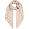 Modetuch TOMMY HILFIGER "TH MONOGRAM SQUARE", Damen, beige (classic beige), Web, Kunstfaser, gemustert, mehrfarbig, casual, Modetücher