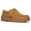 Slip-On Sneaker CLARKS "Torhill Bee", Damen, Gr. 38, braun (hellbraun), Nubukleder, casual, Schuhe, Plateausneaker, Halbschuh, Slipper mit Wechselfußbett