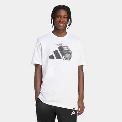 T-Shirt ADIDAS SPORTSWEAR "M SPW YAY T", Herren, Gr. M, weiß, Obermaterial: 100% Baumwolle, sportlich, Shirts Image