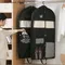 Portable Garment Bag Clothing Dust Cover Travel Garment Bag With Smooth Zipper Breathable Fabric