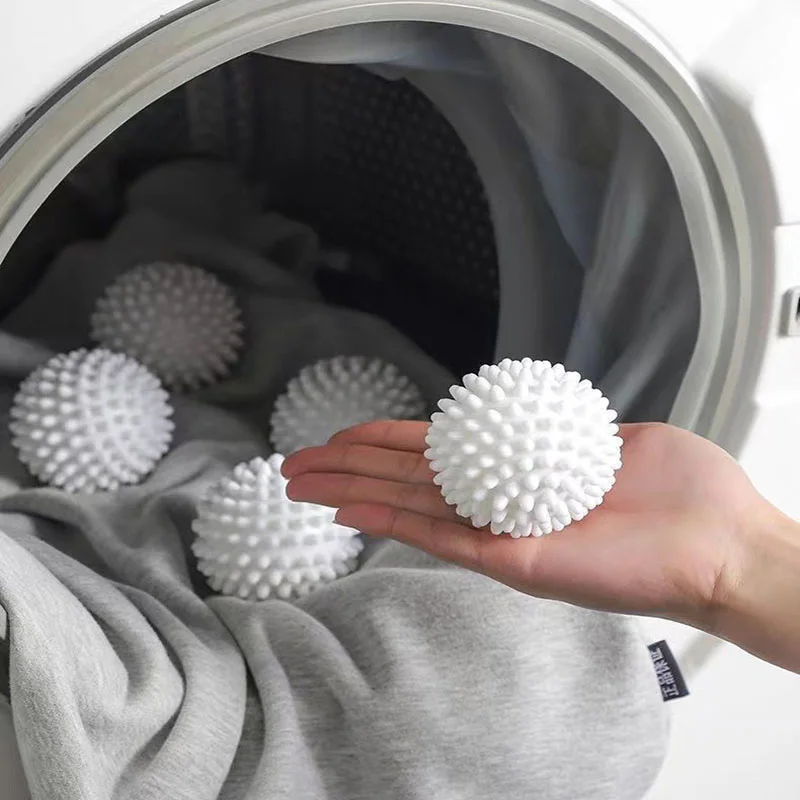 6/10 Stück multifunktionale Reinigungsbälle – Anti-Tangle, Fleckenentfernung und Fusselfang für Unterlegscheiben Image