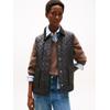 Steppweste TOMMY HILFIGER "PADDED NYLON SLIM QUILTED VEST", Damen, Gr. XS (34), schwarz, Web, Obermaterial: 100% Polyamid, unifarben, casual, slim fit, Westen