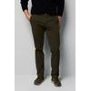 Chinos MEYER "M5 Chino", Herren, Gr. 36, Länge 32, grün (oliv), 98% Baumwolle;2% Elasthan, unifarben, slim fit lang, Hosen, im unifarbenem Design