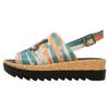 Sandalette DOGO "Gigi Sandale Goose Bumps Damen Sandalen", Damen, Gr. 39, Normalschaft, beige (natur), Lederimitat, Schuhe, Vegan